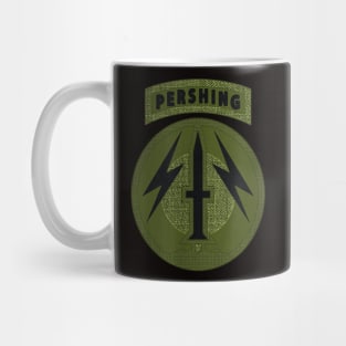 56th FA Bde Pershing Missile Unit Subdued OD Patch design Mug